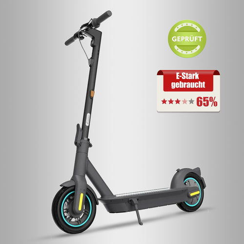 Gebrauchter Segway Ninebot MAX G30D II E-Scooter, dunkelgrau, mit 65% Wertung