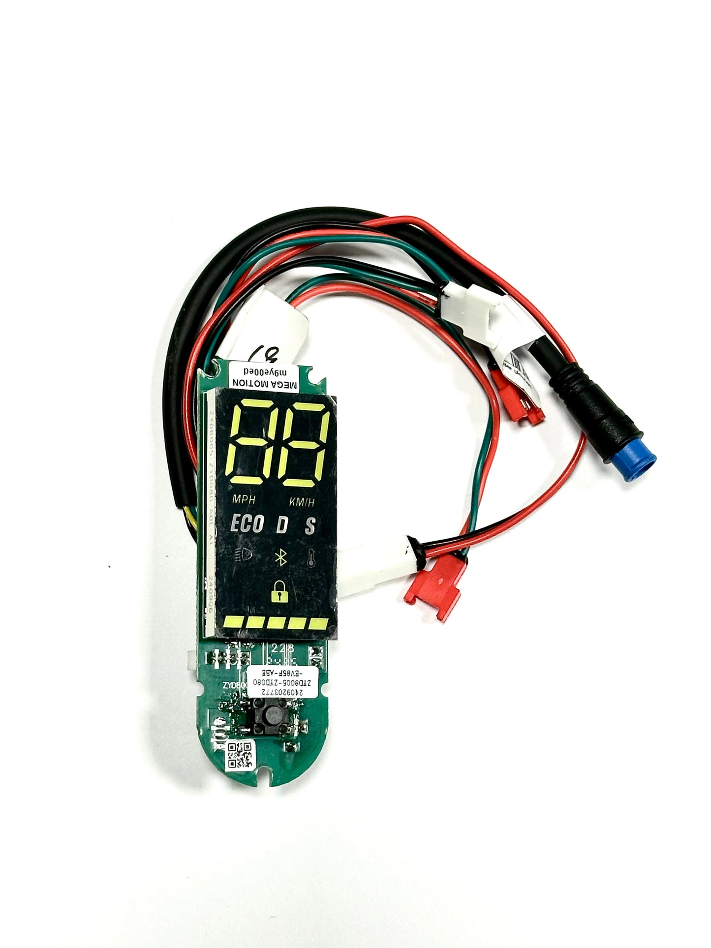 EV85F ABE E-Scooter neues Tastenfeld am Display