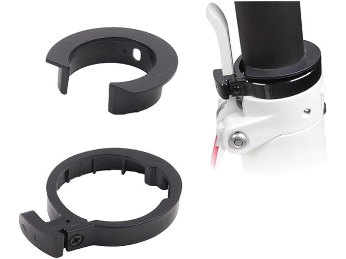 Klappring-Verriegelung für Xiaomi M365/Pro aus schwarzem, robustem ABS-Kunststoff. Klappringschloss für E-Scooter für mehr Sicherheit.