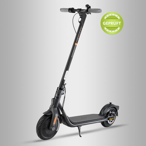 Schwarzer Segway Ninebot F20D Elektroroller, Geprüft-Siegel, idealer E-Roller für den Stadtverkehr