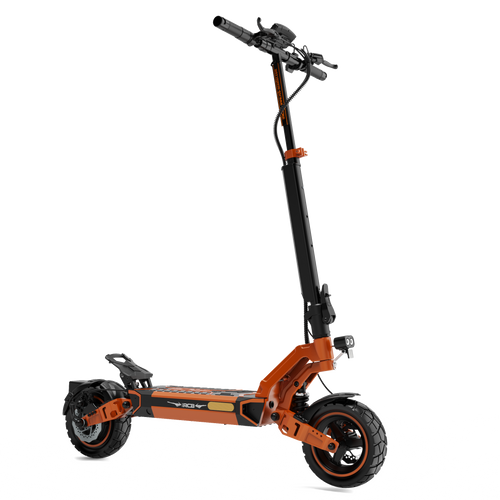 RCB D7 Pro E-Scooter in Orange und Schwarz, Premium E-Scooter mit Straßenzulassung