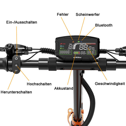 RCB E-Scooter D7 Pro ABE