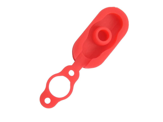 Rote Silikon-Ladeanschlussabdeckung für Xiaomi M365 E-Scooter, Staub- und Wasserschutz