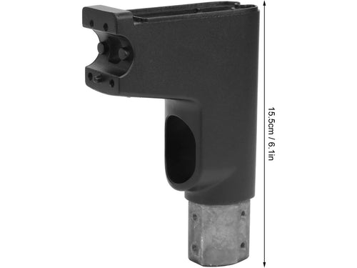 Lenkervorbau aus schwarzem Stahl für Xiaomi M365/Pro/Pro2 E-Scooter, 15,5 cm/6,1 Zoll, langlebiges Ersatzteil
