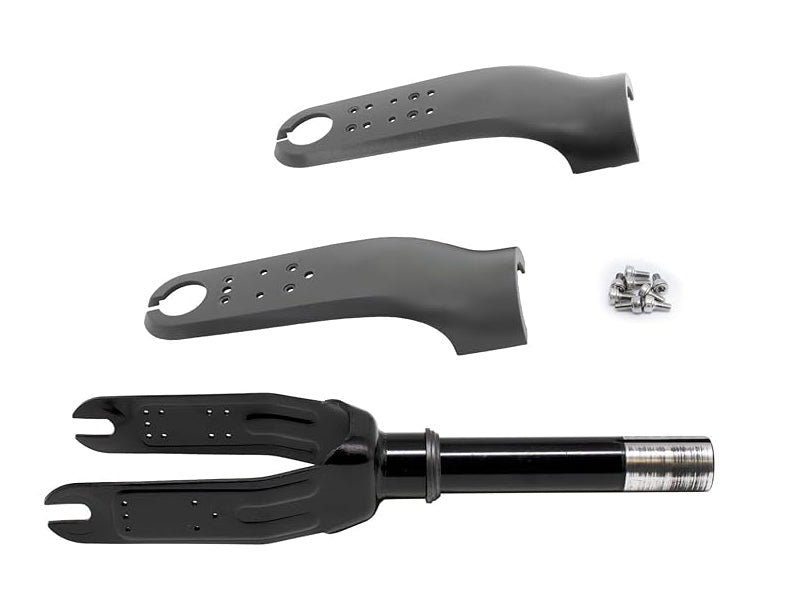 Schwarze Vorderradgabel und Kunststoffabdeckung für Xiaomi M365/Pro E-Scooter – Schutz und Style