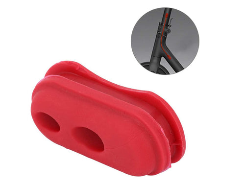 Rote Silikon-Schutzkappe für Xiaomi 1S/M365/Pro E-Scooter, Ersatzteil für optimalen Schutz.