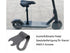 Graues Gummi-Fußpolster für den E-Scooter Xiaomi M365, rutschfester Ersatz für Komfort und Halt, Scooter-Zubehör