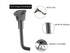 Grauer Seitenständer für Xiaomi M365/Pro/Pro2 E-Scooter, Aluminiumlegierung, stabil und langlebig.