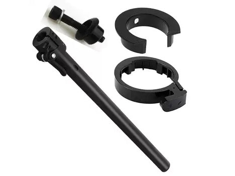 Schwarze Lenkstange mit Klappmechanismus für Xiaomi M365/Pro/Pro2. Stahlhaken und Lenkerersatz aus Aluminiumlegierung.
