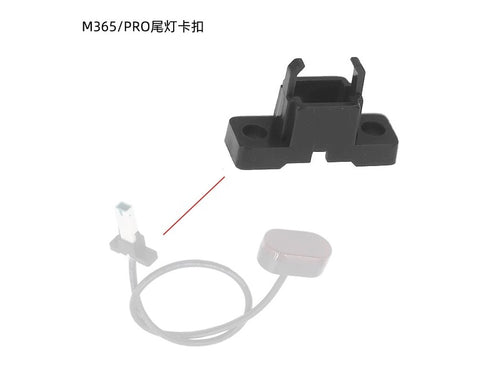 Lichtkabel Anschlusshalterung Rücklicht Rücklichtunterstützung Tailight für Xiaomi M365/Pro/Pro2