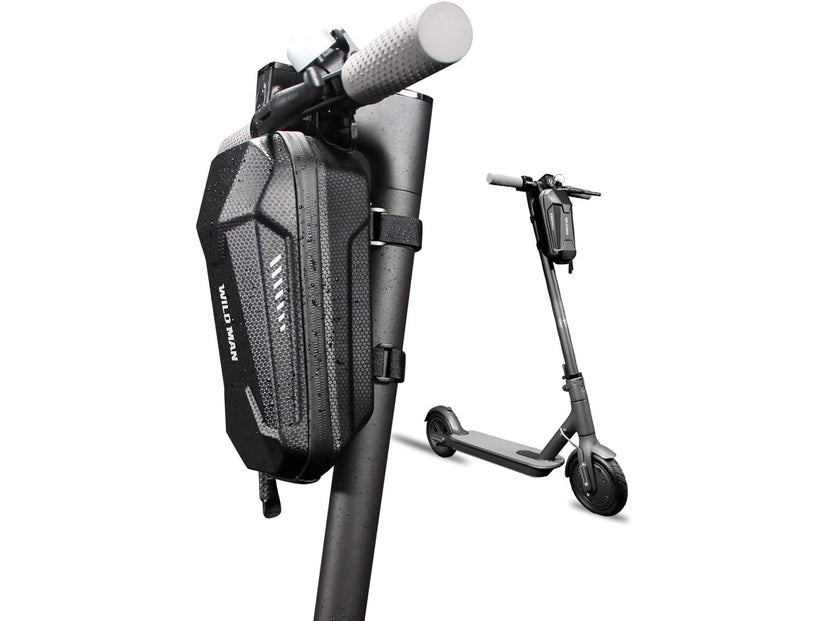 WILD MAN 2L wasserdichte Lenkertasche für E-Scooter, schwarzes Zubehör.