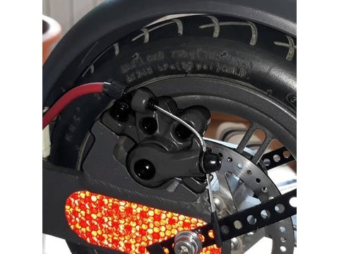 Bremssattel Aluminium Schwarz mit 2 Schrauben für Xiaomi M365/M365Pro