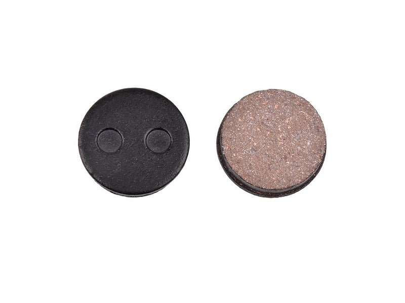 Bremsbeläge für Xiaomi M365 und 1S. Schwarze Bremsbeläge aus Halbmetall mit braunem Reibmaterial. E-Scooter Ersatzteile.