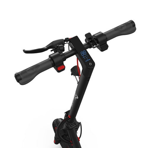 Evercross EV10K Pro E-Scooter Lenker mit Display und roten Akzenten, Evercross E-Scooter EV10K PRO - WeRoll Tech