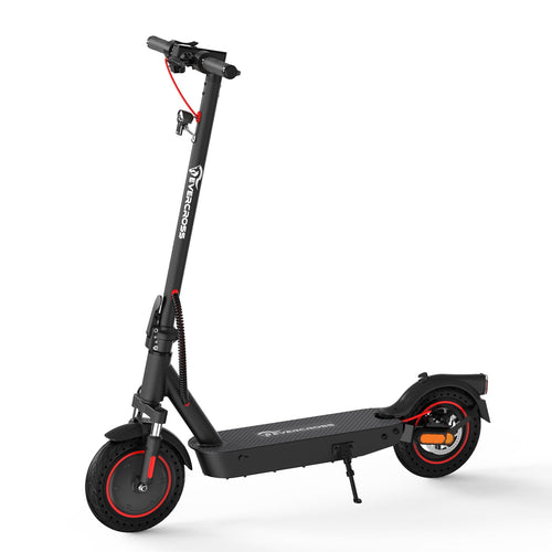 Evercross EV10K Pro E-Scooter schwarz mit roten Akzenten für urbane Mobilität, Evercross E-Scooter EV10K PRO - WeRoll Tech