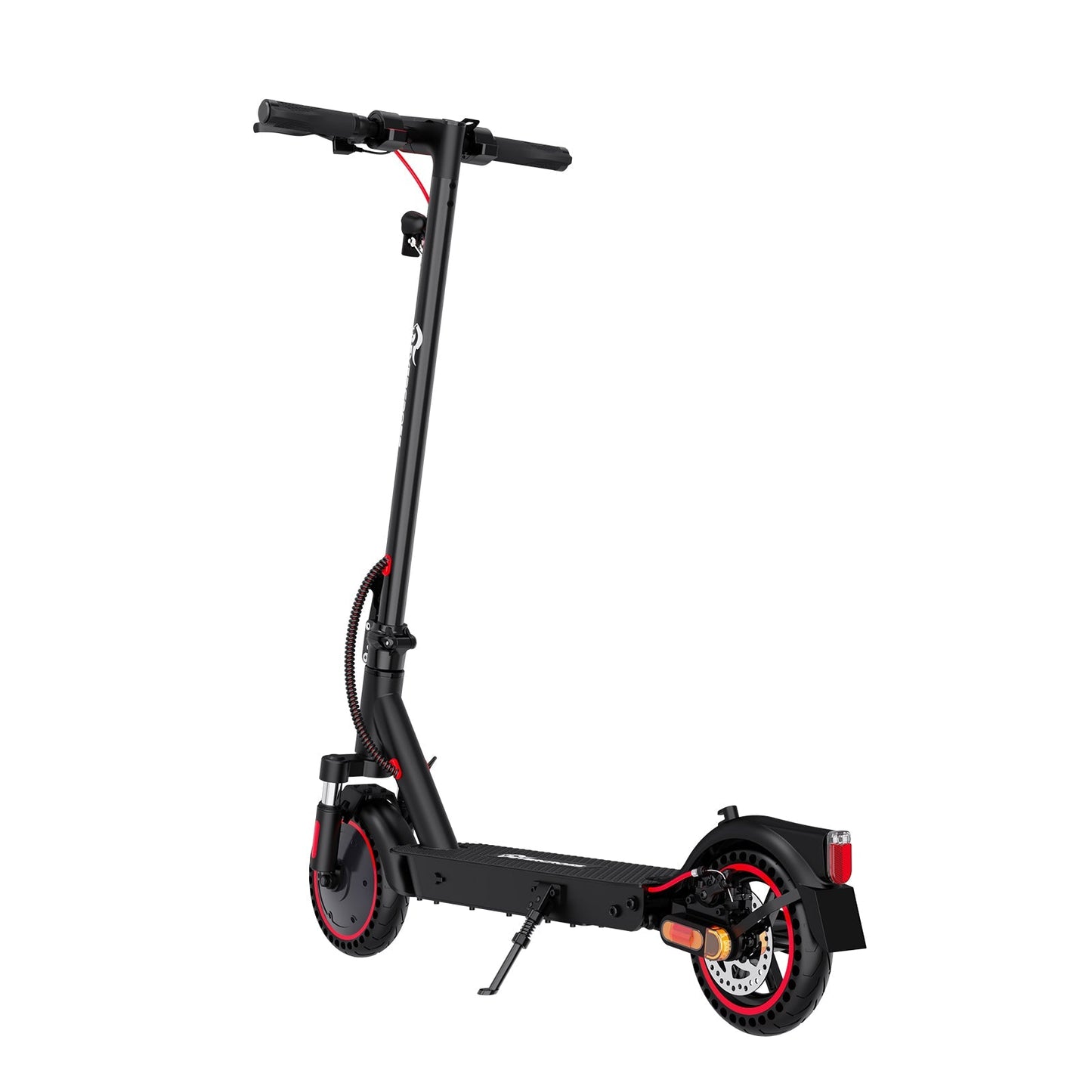 Evercross EV85F E-Scooter in Schwarz mit roten Akzenten – kompakt und leistungsstark, Evercross E-Scooter EV85F - WeRoll Tech