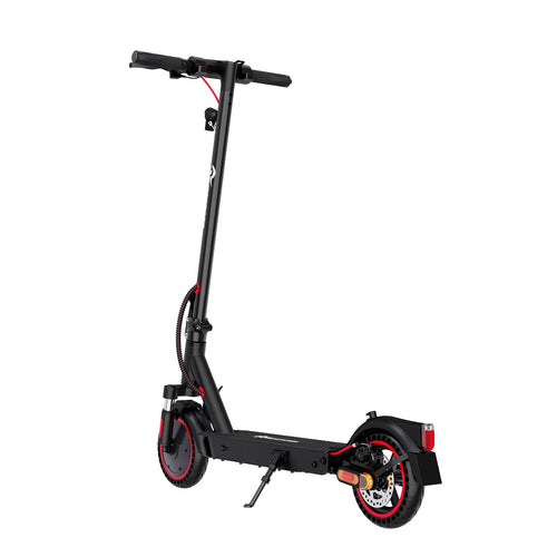 Evercross EV85F E-Scooter in Schwarz mit roten Akzenten – kompakt und leistungsstark, Evercross E-Scooter EV85F - WeRoll Tech