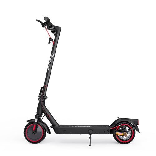 Evercross EV85F E-Scooter mit schlankem Design und roten Akzenten, Evercross E-Scooter EV85F - WeRoll Tech