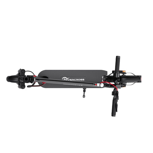Evercross E-Scooter EV85F in Schwarz mit roten Akzenten - kompakt und faltbar, Evercross E-Scooter EV85F - WeRoll Tech