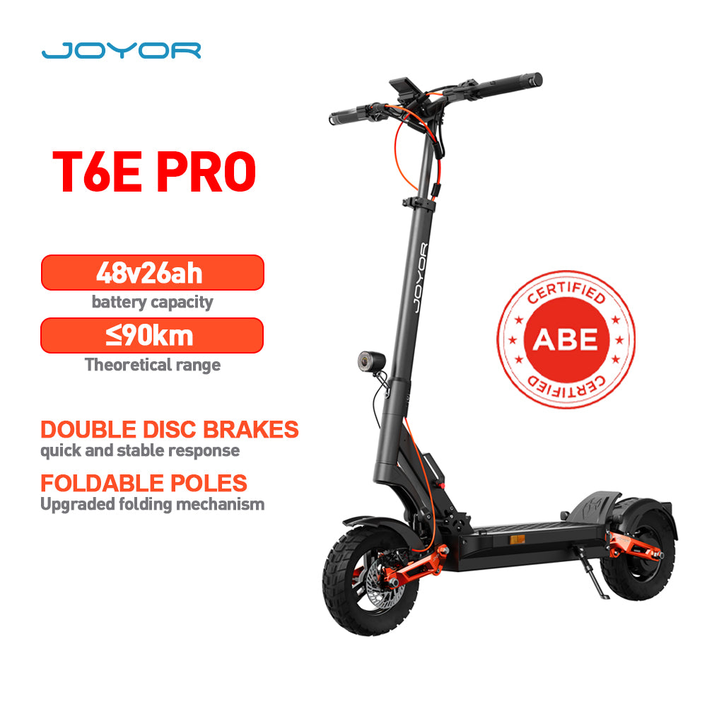 joyor offroad e scooter t6e-pro abe weroll tech