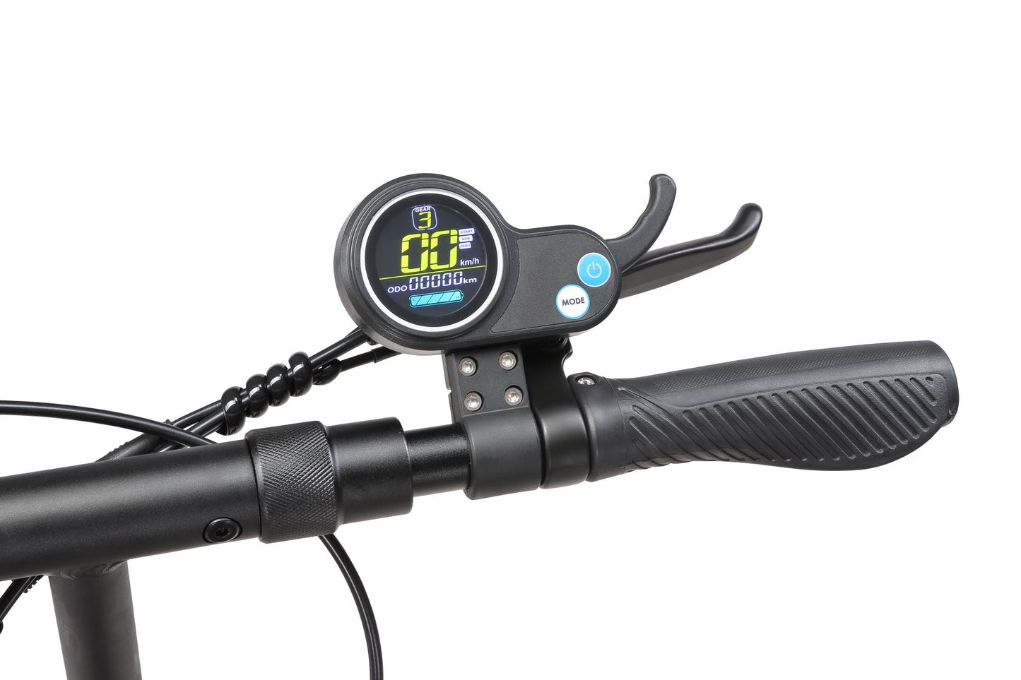 LCD-Display des Joyor Y8-S E-Scooters mit Geschwindigkeitsanzeige und Steuerung, Joyor Offroad E-Scooter Y8-S (ABE) - WeRoll Tech