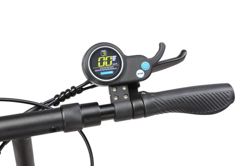 LCD-Display des Joyor Y8-S E-Scooters mit Geschwindigkeitsanzeige und Steuerung, Joyor Offroad E-Scooter Y8-S (ABE) - WeRoll Tech
