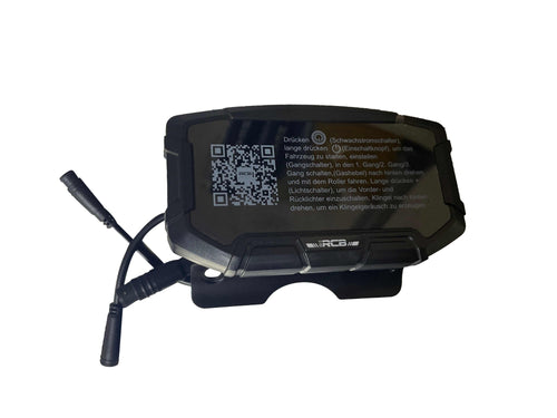 RCB D5 E-Scooter-Ersatzteil mit QR-Code anzeigen. RCB D5 Display Original E-Scooter Ersatzteil - WeRoll Tech