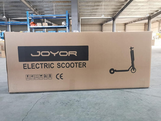 Joyor Y8-S Versandkarton für E-Scooter mit Luftpolsterfolie, Versandkarton für Joyor Y8 - S - WeRoll Tech