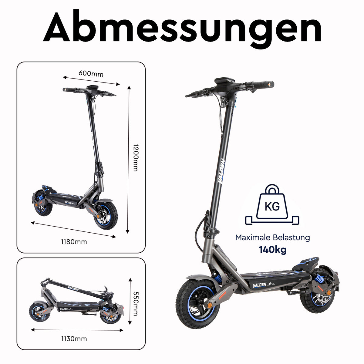 Valden Gebraucht E-Scooter GT (ABE)