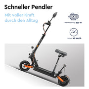 Joyor E-Scooter S8E mit Sitz und Mopedversicherung (ABE) (Neue Verpackung)