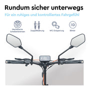 Joyor E-Scooter S8E mit Sitz und Mopedversicherung (ABE) (Neue Verpackung)