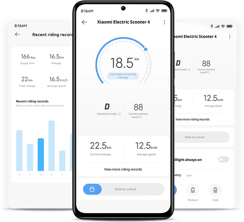 XIAOMI Gebraucht E-Scooter Mi 4 Lite mit Straßenzulassung