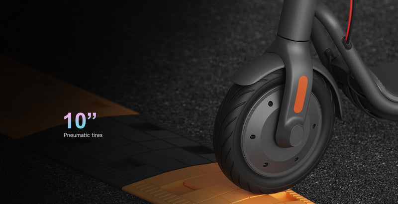 Größere Reifen für einfaches Fahren bei unterschiedlichen Straßenverhältnissen