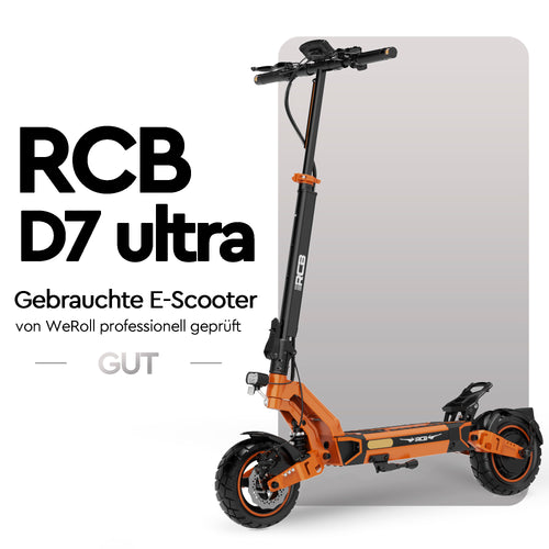 RCB Gebraucht Offroad E-Scooter D7 Ultra NFC Blinker (ABE)
