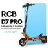 RCB Gebraucht Offroad E-Scooter D7 PRO Ultra NFC Blinker (ABE)