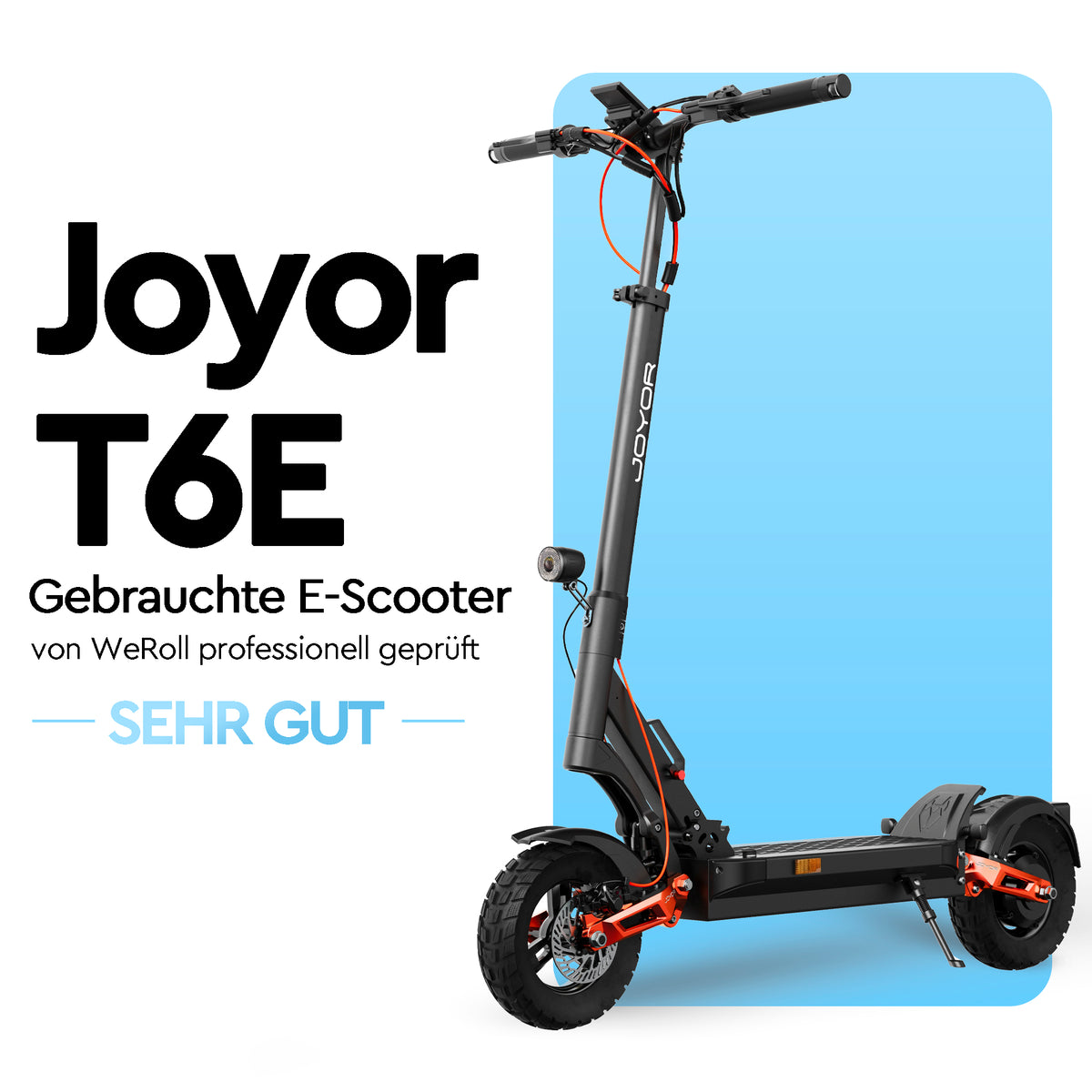 Joyor Gebraucht Offroad E-Scooter T6E (ABE)