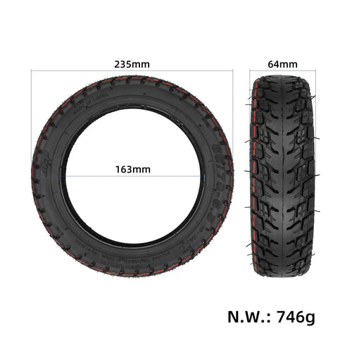 60/70-6.5 Off-Road Schlauchlos Reifen mit Pannenschutz für Ninebot G30D