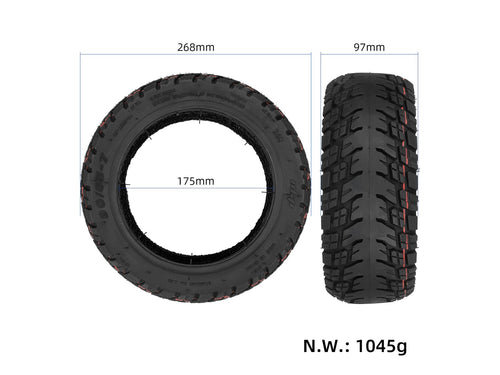 90/55-7 Off-Road Tubeless Reifen für Ninebot Segway GT1 & GT2