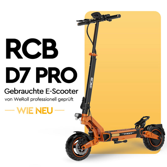 RCB Gebraucht Offroad E-Scooter D7 PRO Ultra NFC Blinker (ABE)