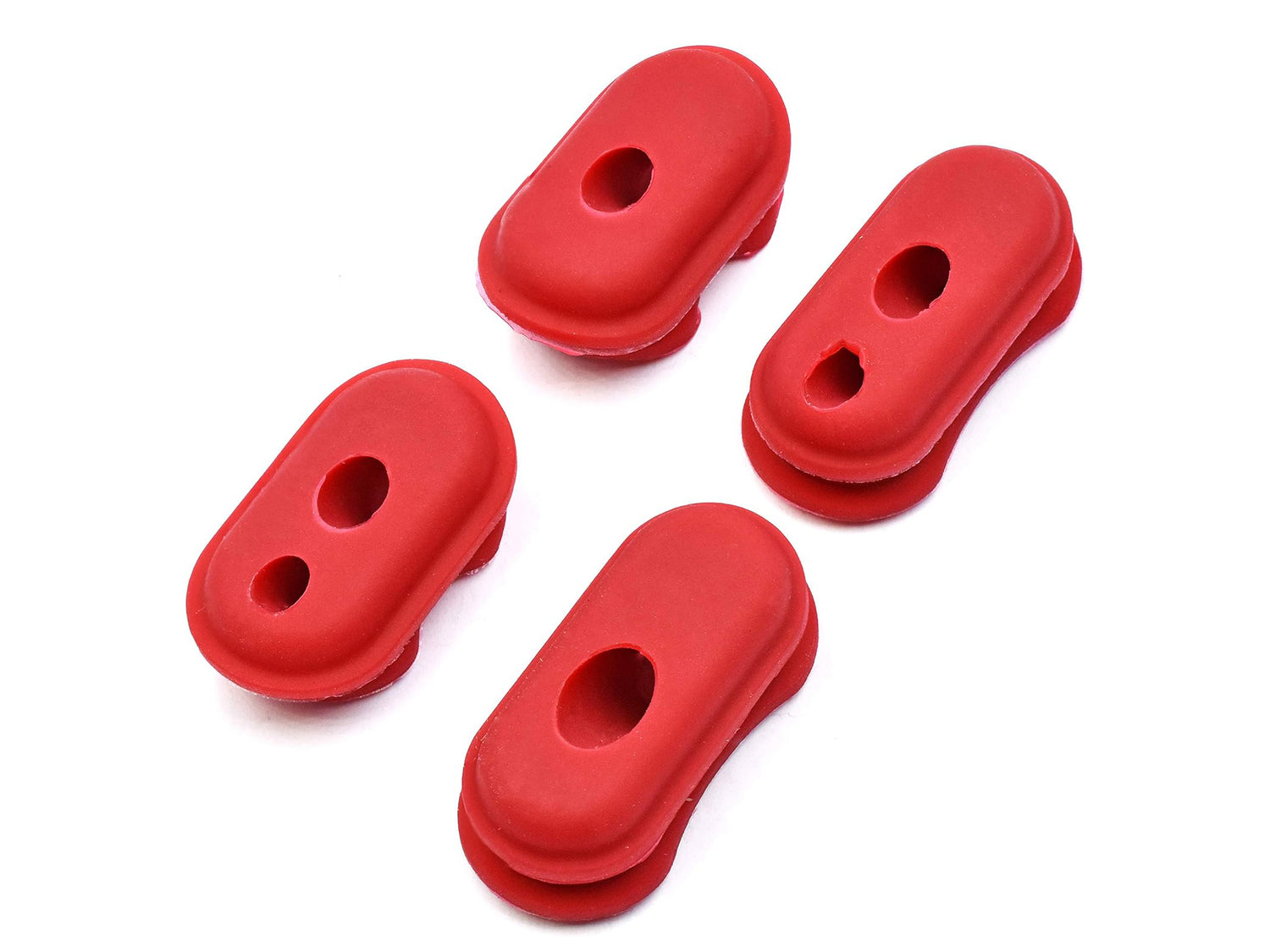 Rote Silikon-Schutzkappen für Xiaomi 1S / M365 / Pro E-Scooter, Ersatzteile.