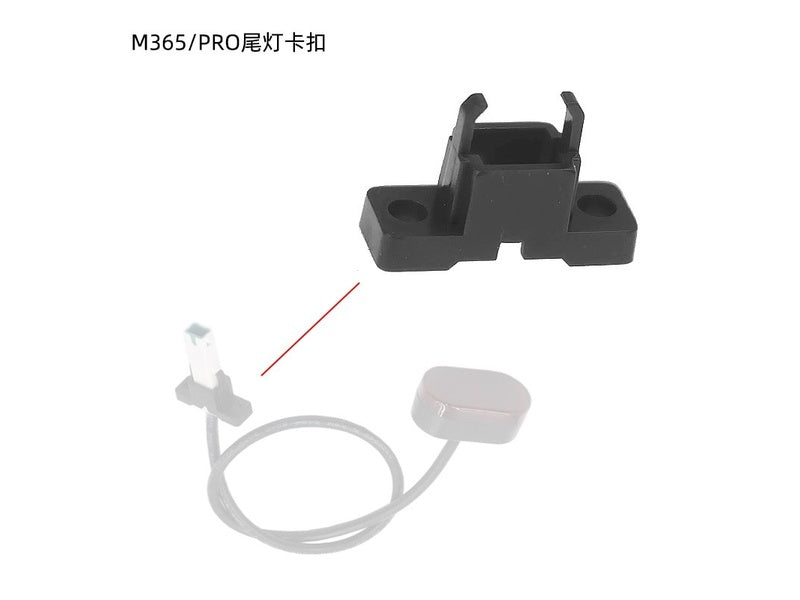 Lichtkabel Anschlusshalterung Rücklicht Rücklichtunterstützung Tailight für Xiaomi M365/Pro/Pro2
