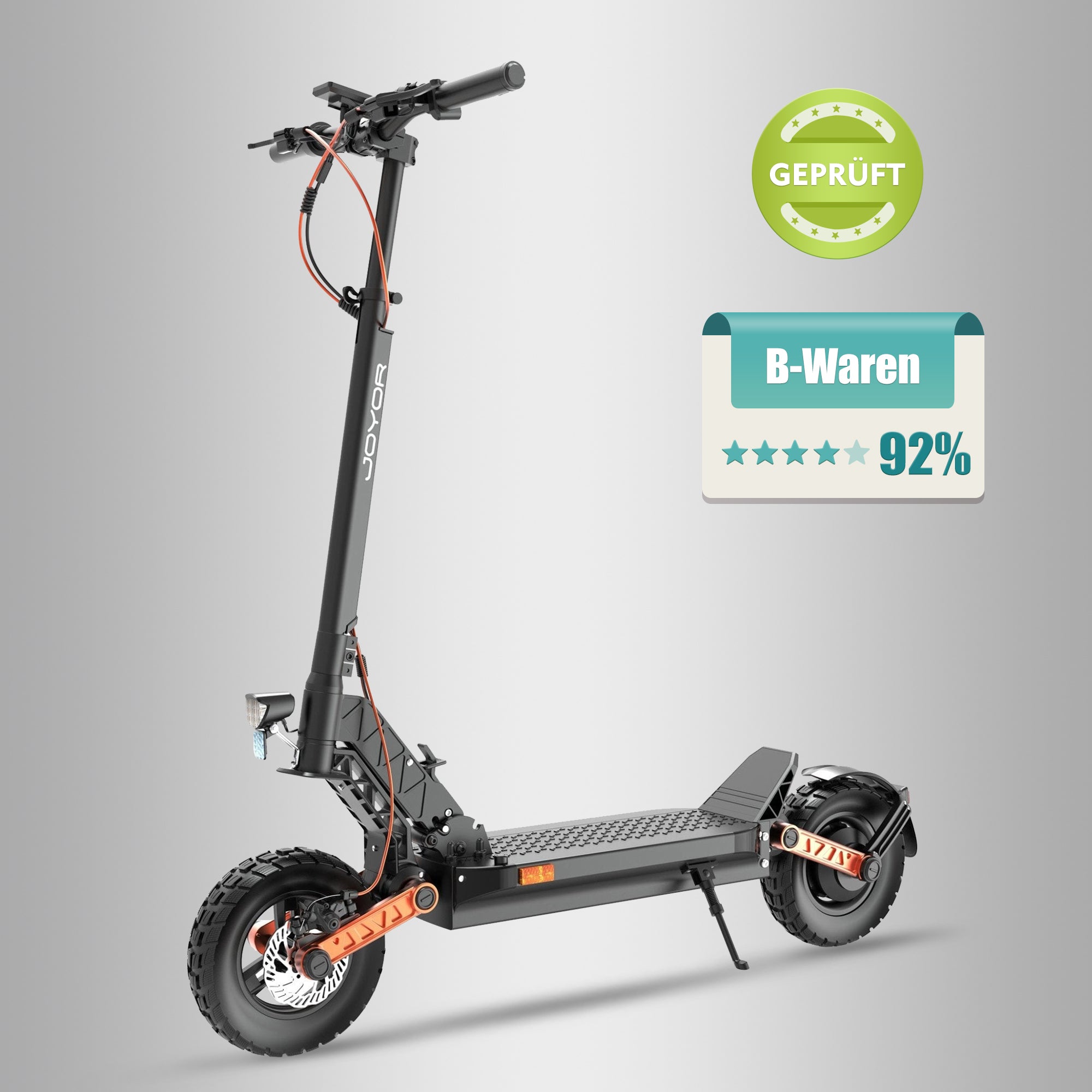 Joyor S5 E-Scooter Mit Straßenzulassung 13Ah 624Wh 500W Offroad Elektroroller