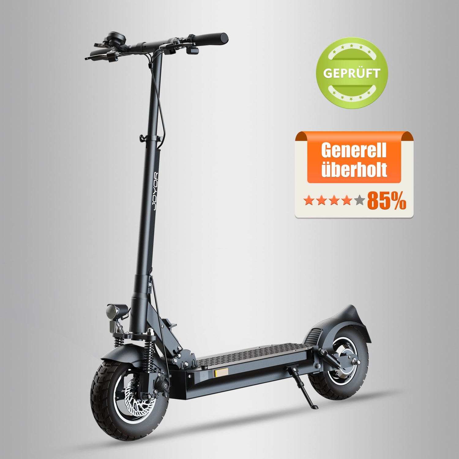 Generalüberholter Joyor Y8-S E-Scooter, schwarzer Rahmen, Gütesiegel, Joyor E-Scooter Y8-S [Gebraucht] - Generalüberholt, <50 km | WeRoll Tech