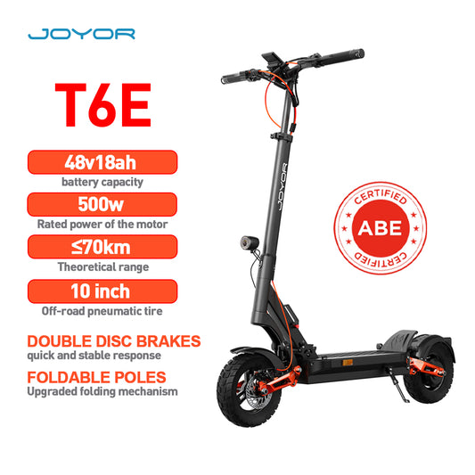 joyor offroad e scooter t6e abe weroll tech