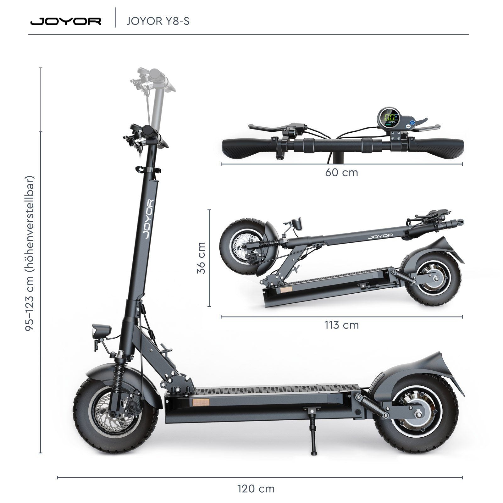 Joyor Offroad E-Scooter Y8-S FB - WeRoll Tech