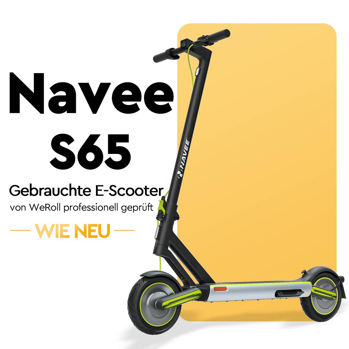 NAVEE E-Scooter S65  (ABE)
