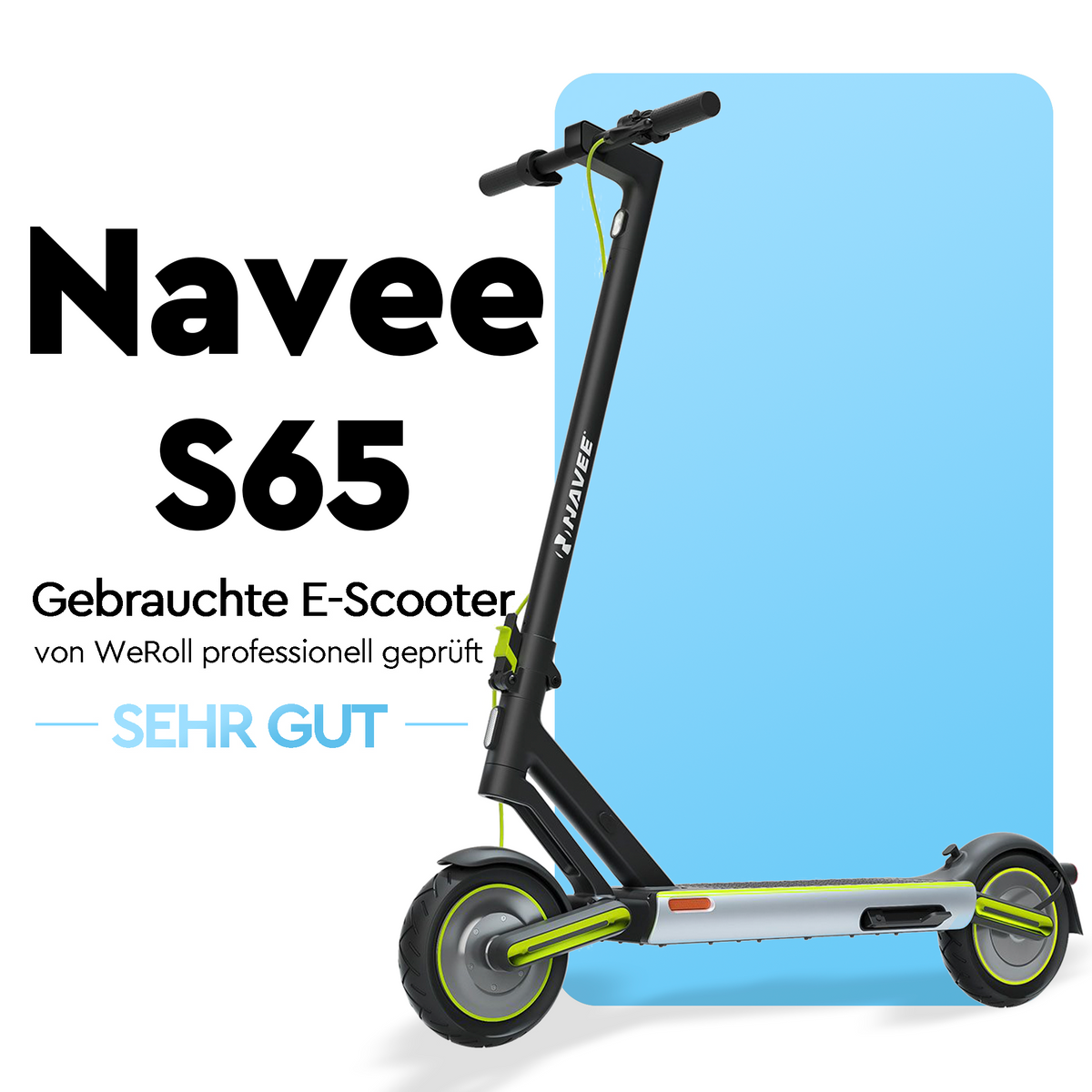 NAVEE E-Scooter S65  (ABE)