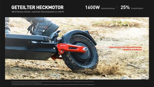 joyor offroad e scooter t6e pro abe weroll tech