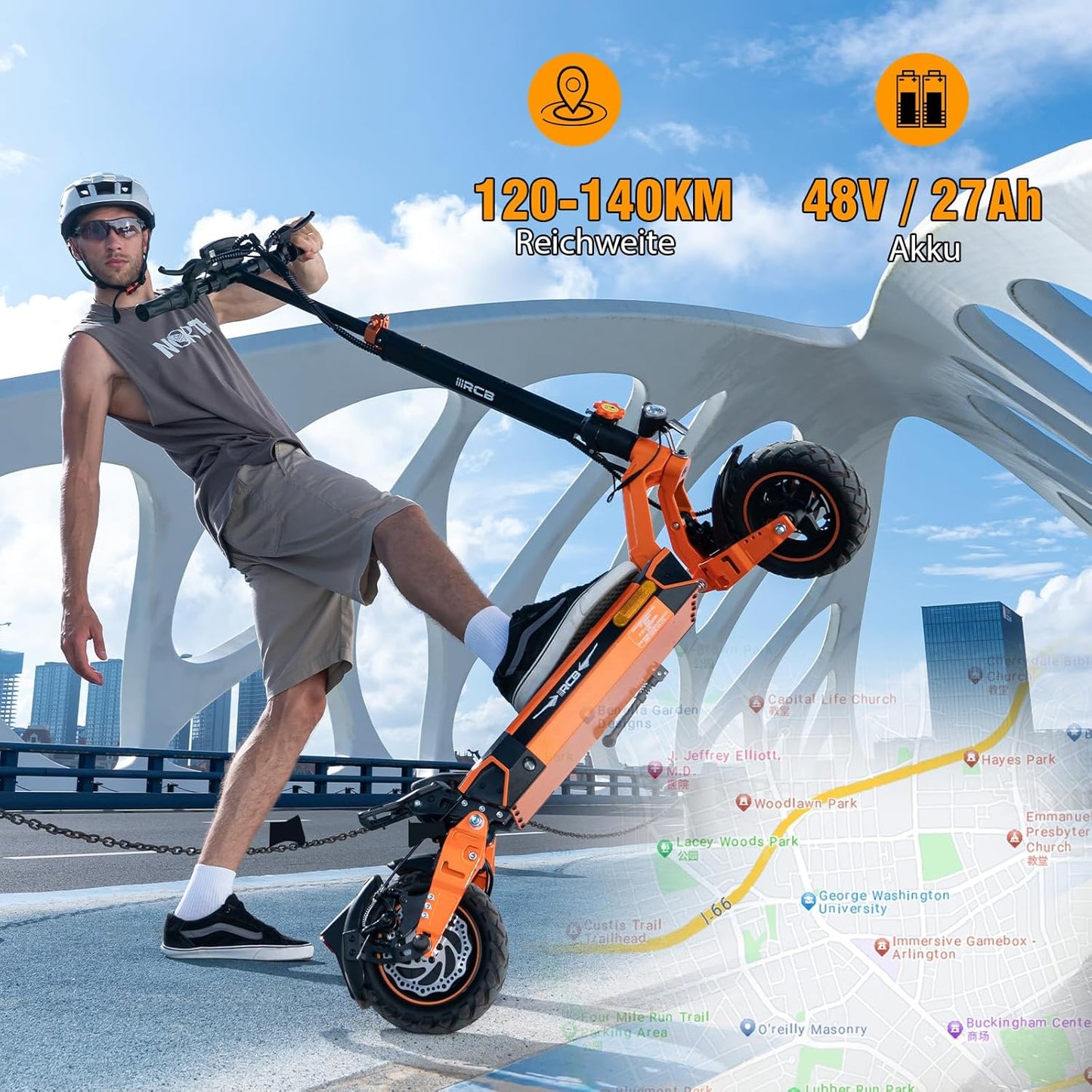 RCB E - Scooter D7 ABE - WeRoll Tech