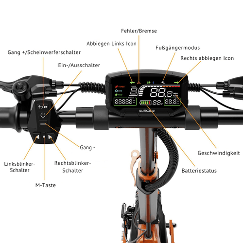 RCB E - Scooter D7 Pro - WeRoll Tech